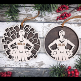 Cheerleader Ornaments