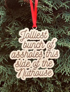 Jolliest Bunch Christmas Ornament