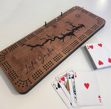Custom Wooden Cribbage Game Board Rectangle