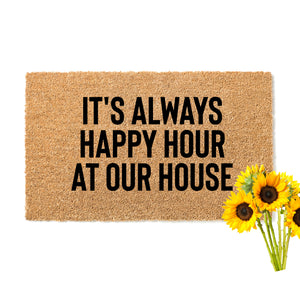 It's Always Happy Hour Doormat