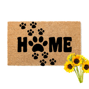 Home Paw Prints Doormat