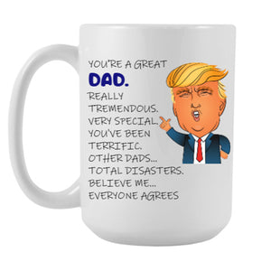 Trump Fathers Day Drinkware