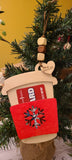 Personalized Wooden Gift Card Holder and Christmas Ornament