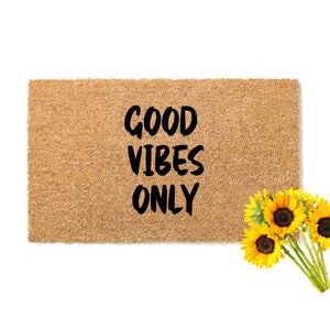 Good Vibes Only Doormat