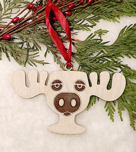 Christmas Vacation Marty Moose Wooden Christmas Ornament